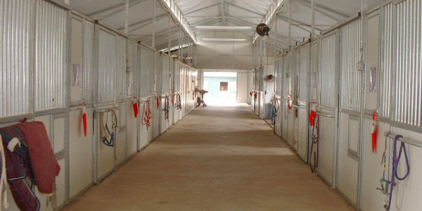 Main barn aisleway